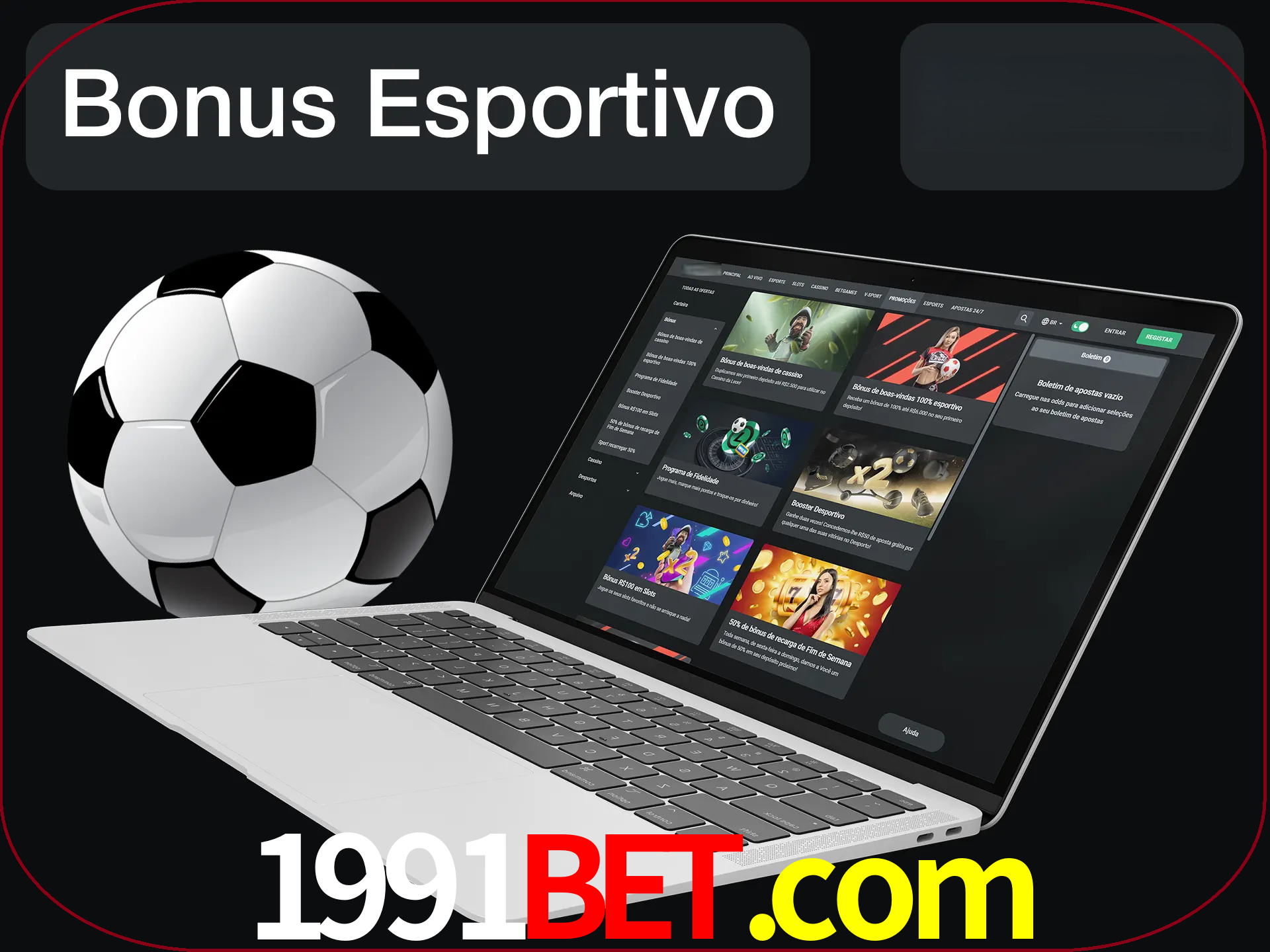 Antes de começar a apostar, use o bônus esportivo.